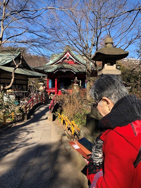 井の頭弁財天に到着。ここにもポケモンがいました