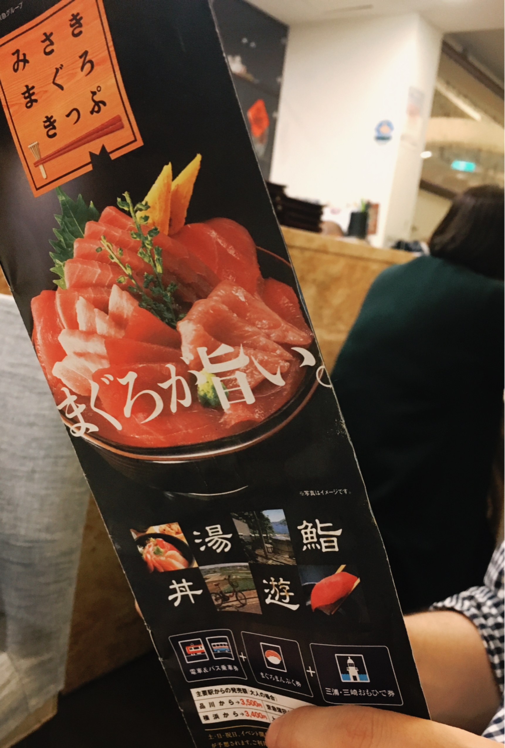 チェックしすぎで到着前にパンフレットはクタクタに(笑)
