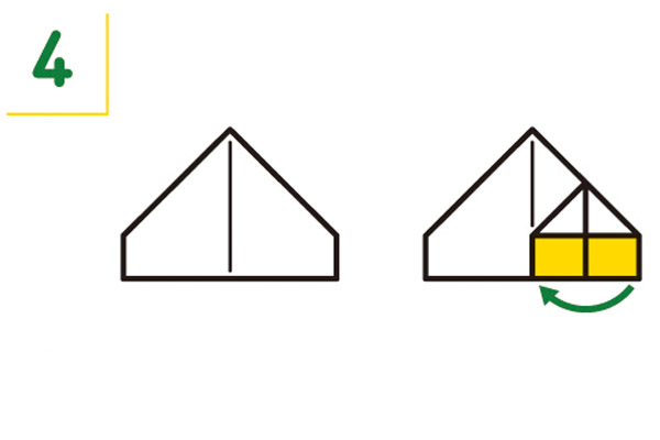 紙皿の折り方4