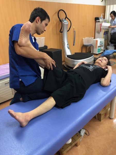 施術中の様子