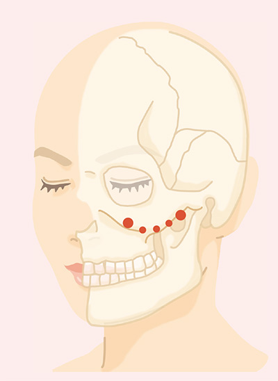 ほうれい線を薄くするマッサージ