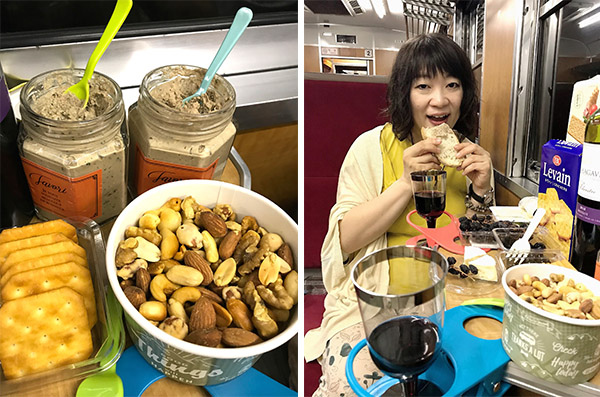 スモークナッツとレバーペーストは手作り)(16-2写真・いただきまーす