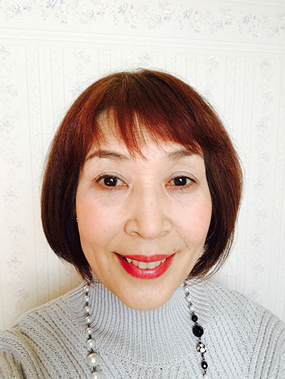 白髪を染めやすいようにショートボブスタイルにしていた頃