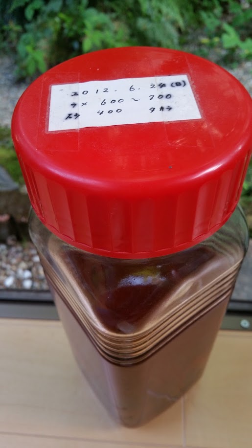 ご近所さんお手製の梅酒