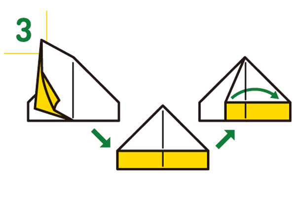 紙皿の折り方3
