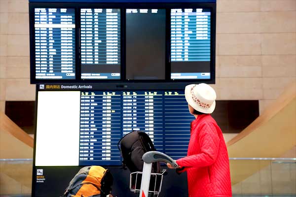 台湾へは大手航空会社のほか数々のLCCも運行