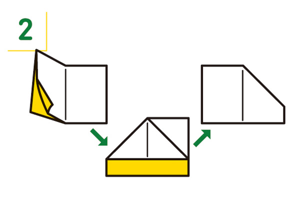 紙皿の折り方2
