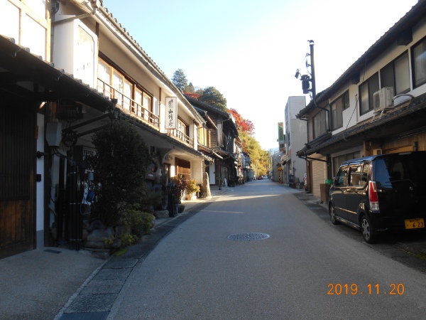 足助の街並みと宿(山城屋)
