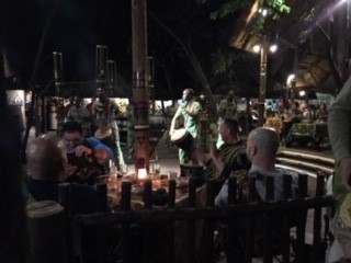 アフリカンバーベキューディナー会場