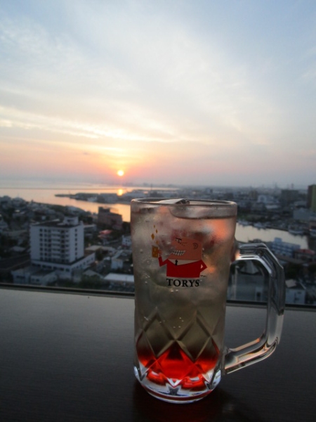 夕焼け色のカクテル