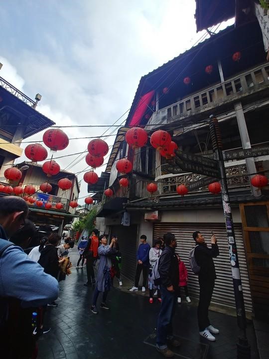 朝だと九份もこんなに空いているんです!