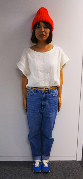 低身長ファッションのための帽子