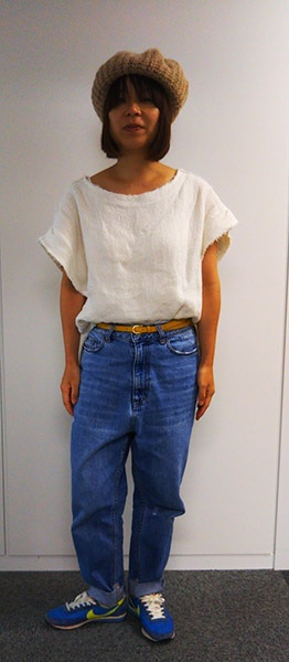 低身長ファッションのための帽子