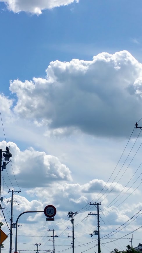 6月に広がる夏空