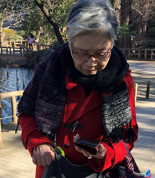 天気がよすぎてちょっと画面が見にくいことも
