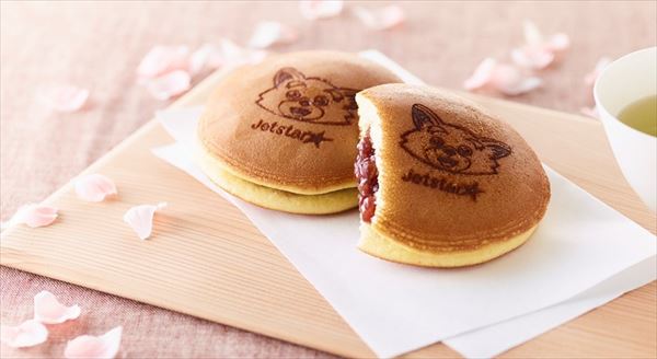 ジェットスターオリジナルのドラ焼き 350円